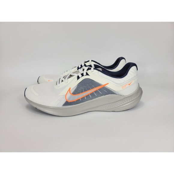 Nike Quest 5 Athletic Shoes Sneakers Mens Size 12 White Gray Blue DD0204-103 - Picture 6 of 9